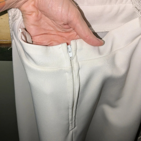 Camille La Vie white high-low dress Juniors size 3 - Picture 5 of 6